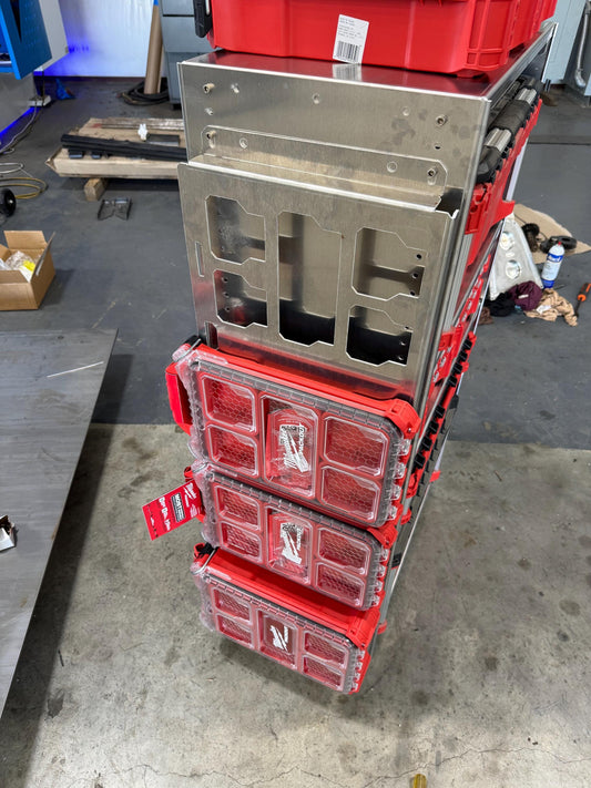 Milwaukee Pack out SIDE mount rack wall mount shelving mount