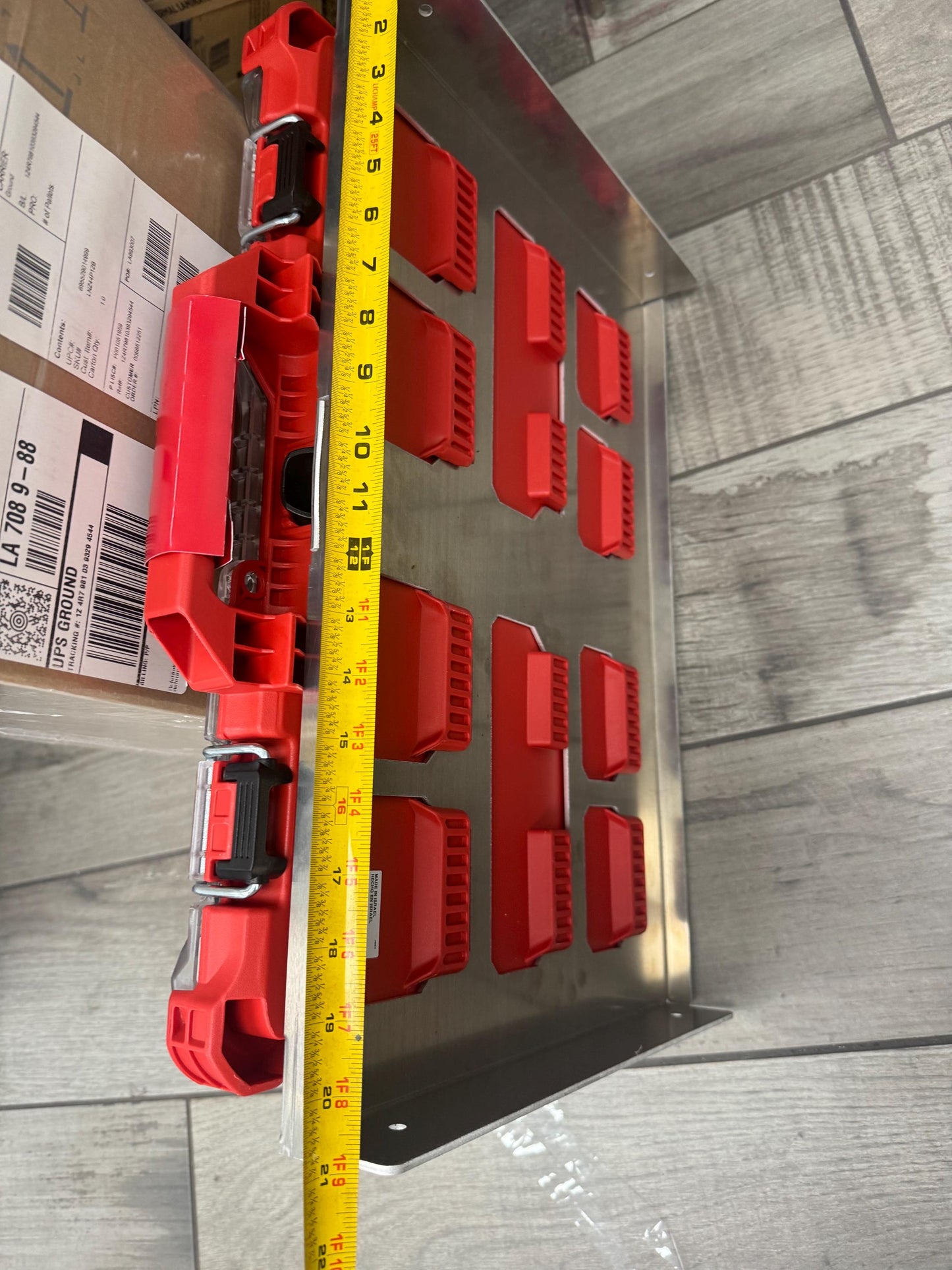 SINGLE SHELF ONLY   for pack out racking system 21,25,36-inch versions