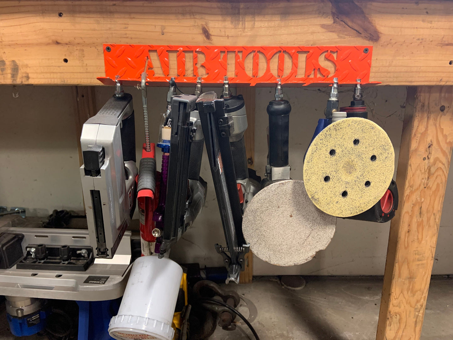 air tool holder/ organizer/ shop organizer