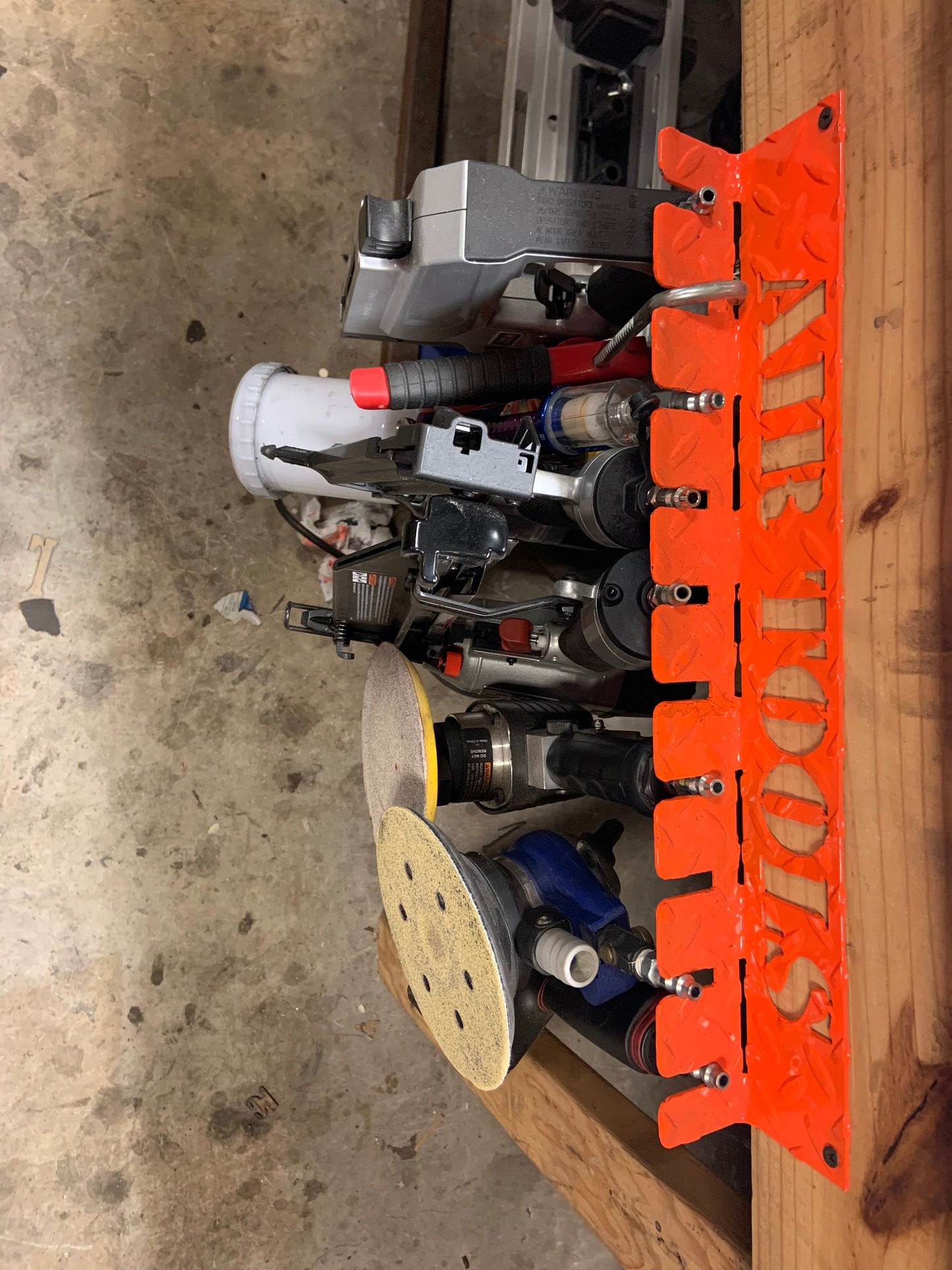 air tool holder/ organizer/ shop organizer