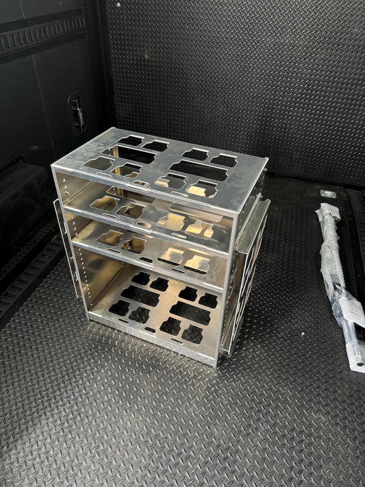 SINGLE SHELF ONLY   for pack out racking system 21,25,36-inch versions