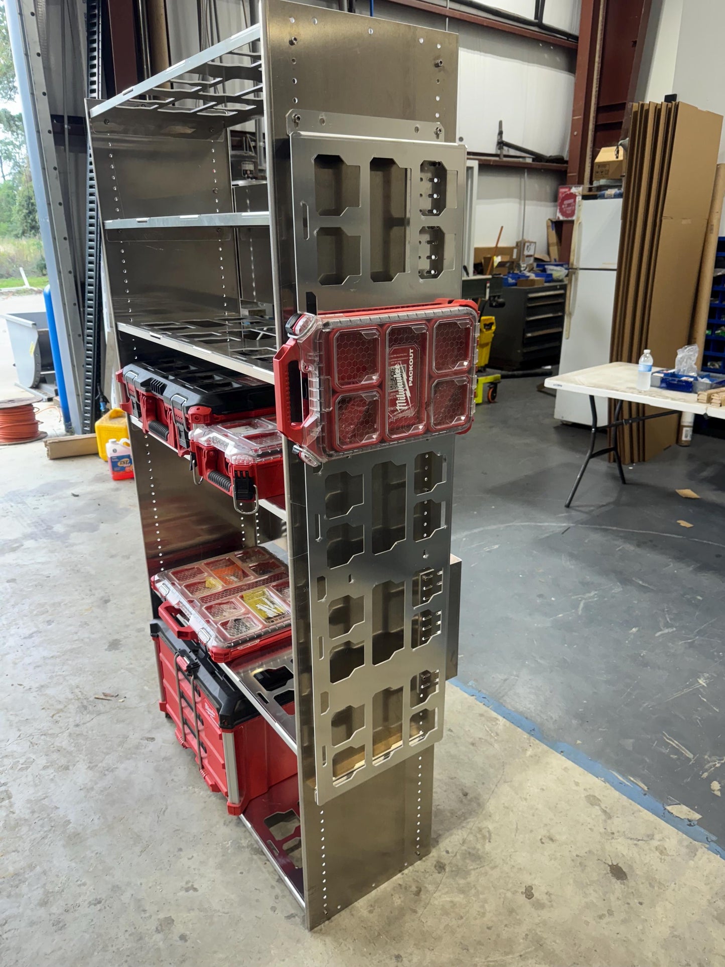 Milwaukee Pack out SIDE mount rack wall mount shelving mount