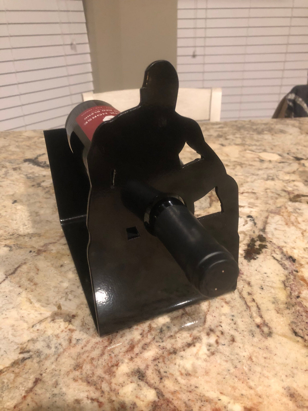 Barry – Steel Wine Bottle Holder