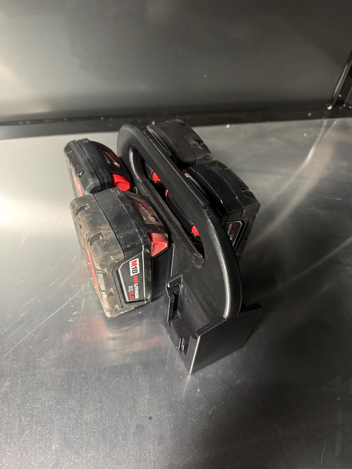 3D-Printed Carry Caddy for Milwaukee® M18 Batteries – Holds 6