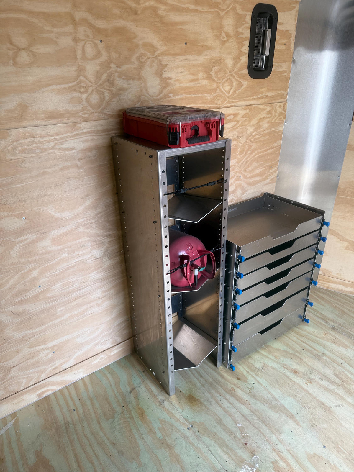 Heavy-Duty All-Aluminum Tool Box – Drawer Storage System for Service Trucks & Trailers