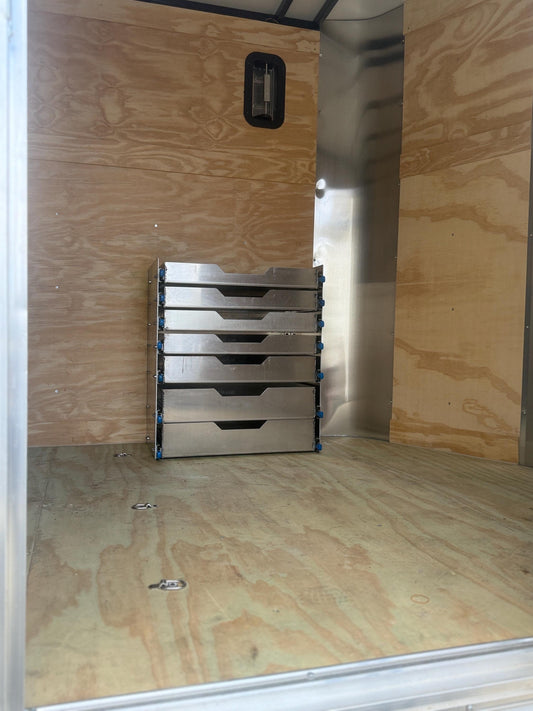Heavy-Duty All-Aluminum Tool Box – Drawer Storage System for Service Trucks & Trailers