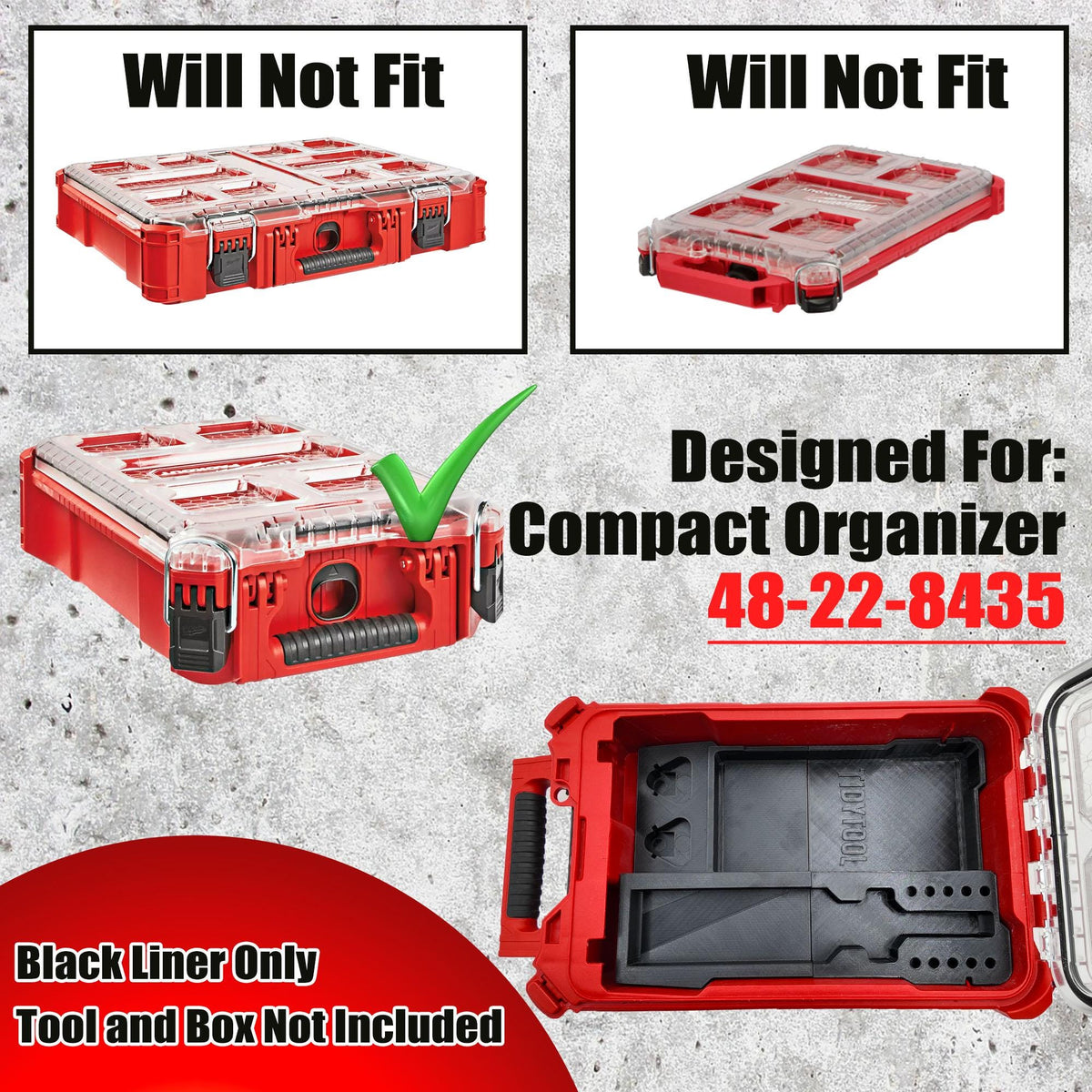 Milwaukee® M12 Soldering Iron PACKOUT™ Liner (2488)