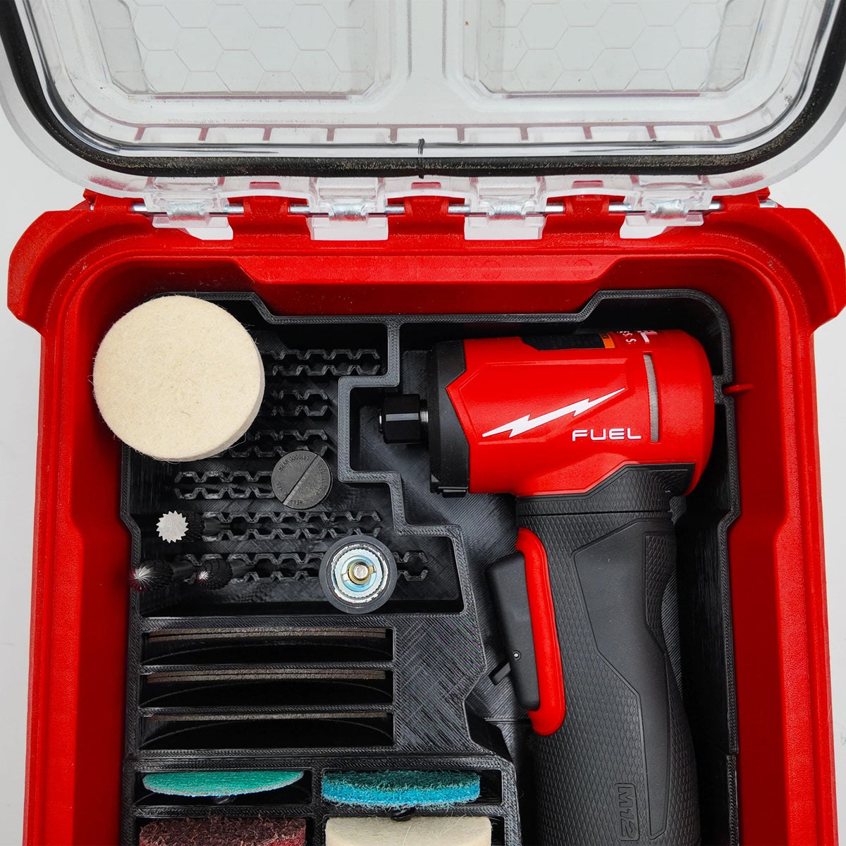 Milwaukee® M12 FUEL Right Angle Die Grinder PACKOUT™ Organizer Insert