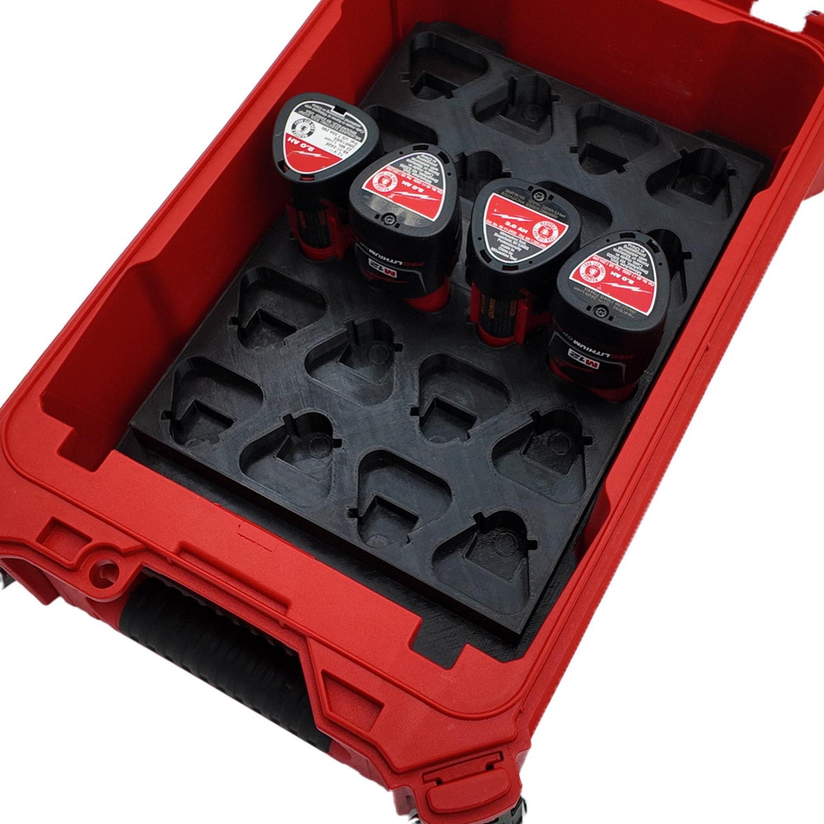 Milwaukee® M12 Battery Organizer Insert – Holds 20 Batteries